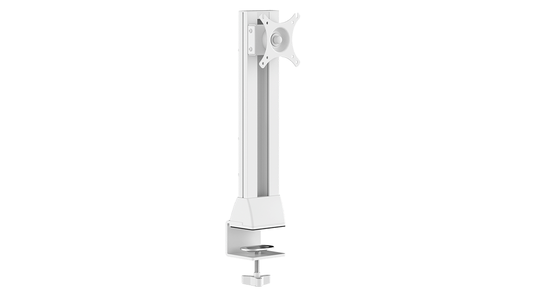 Manual single monitor arm