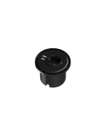 Round power socket