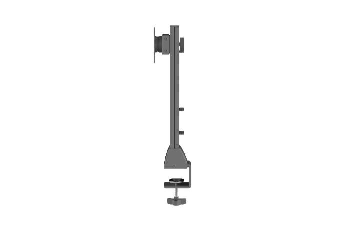 Manual single monitor arm