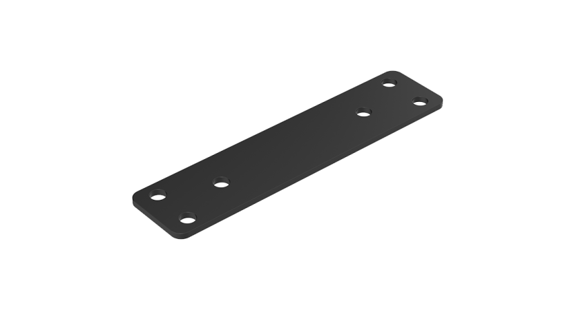Connecting plate set