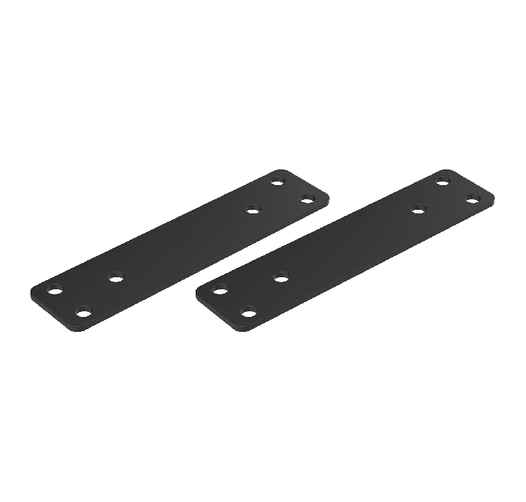 Connecting plate set