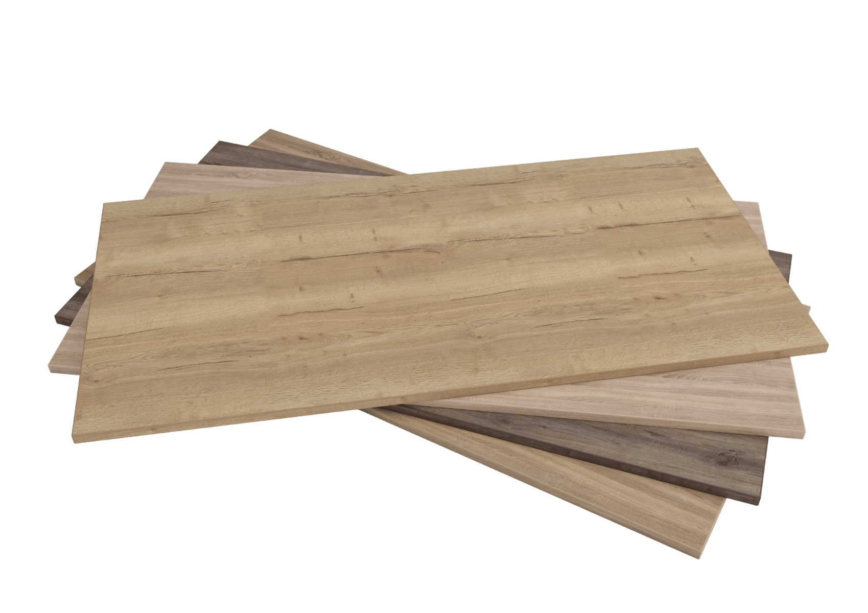 Rectangular tabletop - Wood colours