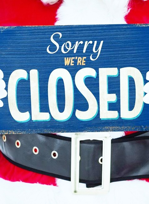 Christmas & New Year closing 2019